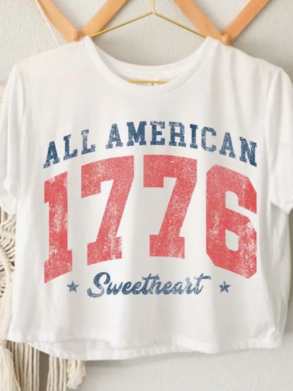 All American 1776 Sweetheart Graphic Tee